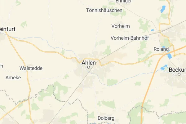 Karte von Ahlen