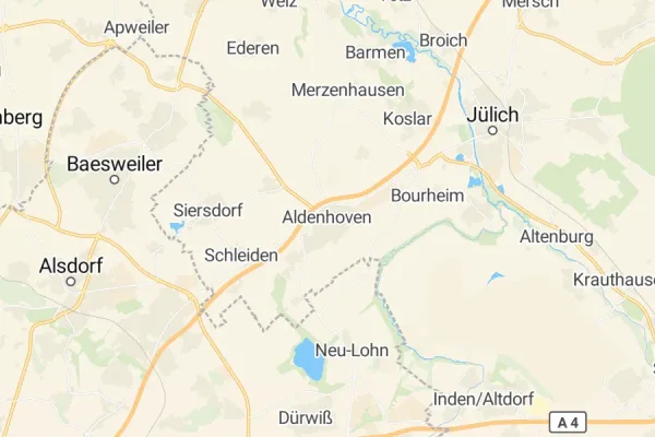 Karte von Aldenhoven