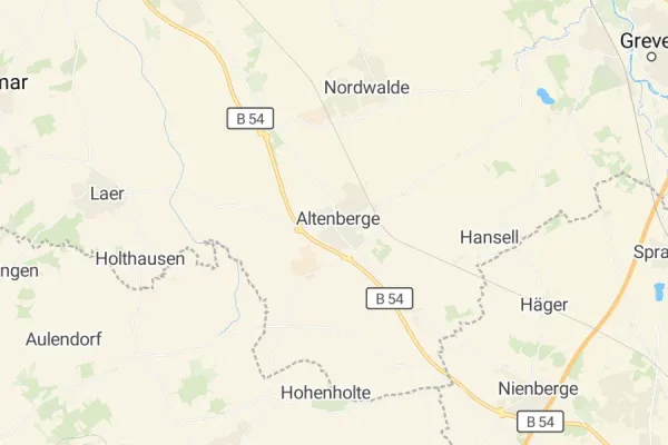 Karte von Altenberge