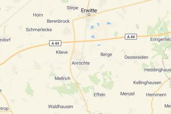 Karte von Anröchte