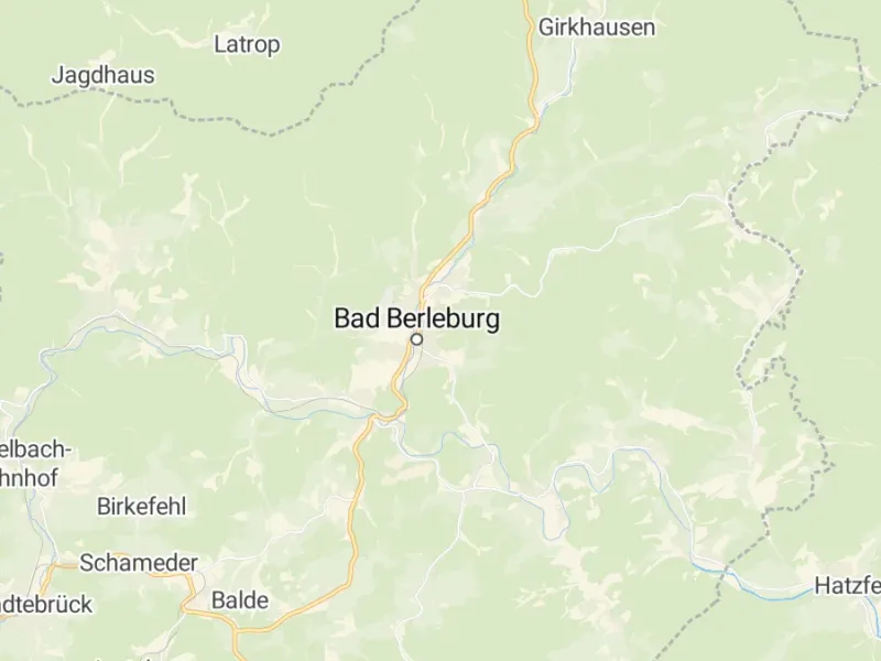Karte des Einzugsgebiets, Autoverwertung Bad Berleburg