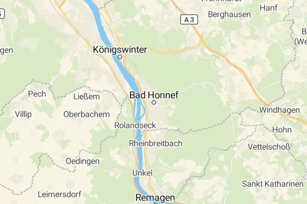 Karte von Bad Honnef