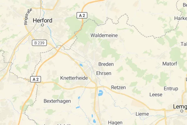 Karte von Bad Salzuflen