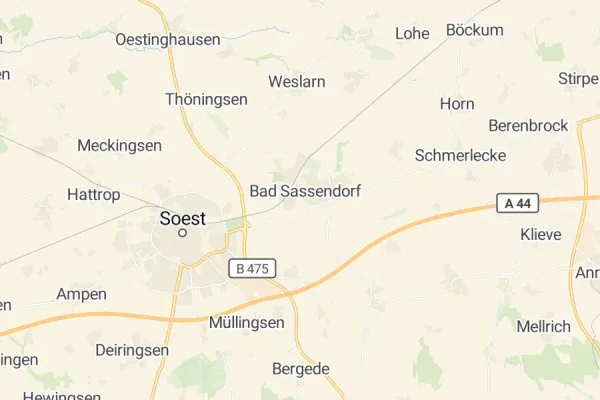 Karte von Bad Sassendorf