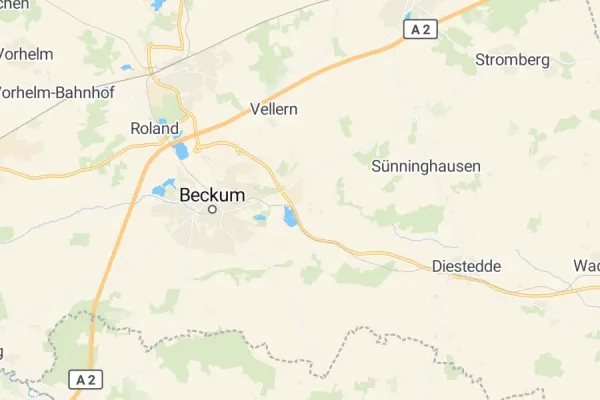 Karte von Beckum
