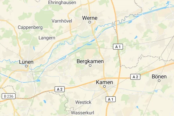 Karte von Bergkamen