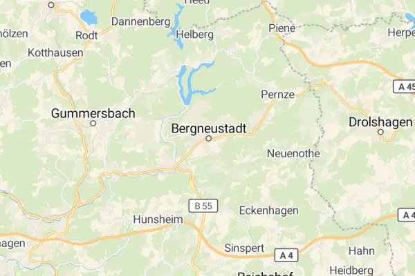 Karte von Bergneustadt