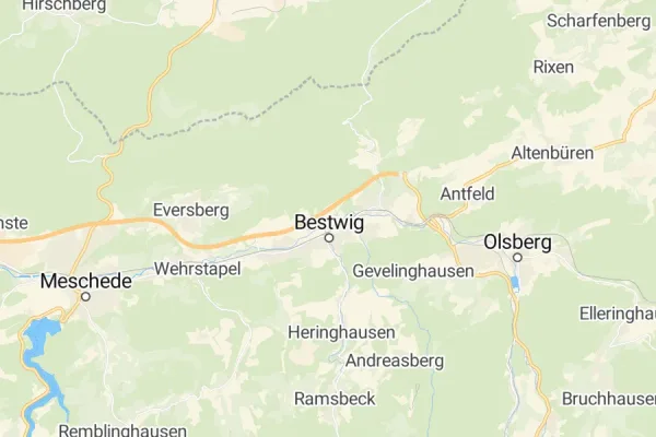 Karte von Bestwig