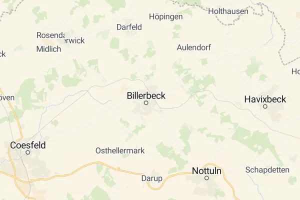 Karte von Billerbeck