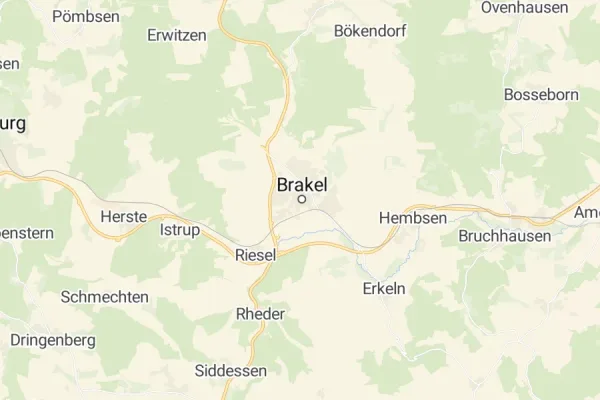 Karte von Brakel