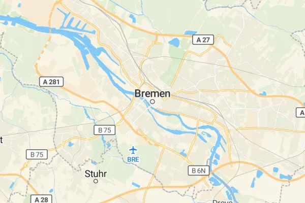 Karte von Bremen