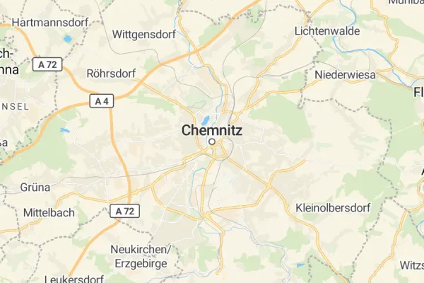 Karte von Chemnitz