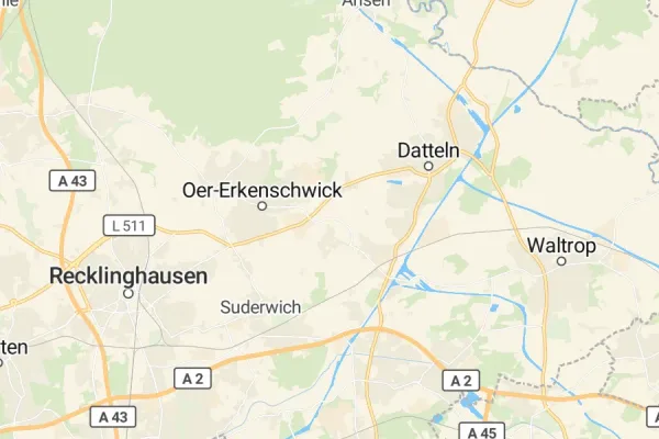 Karte von Datteln