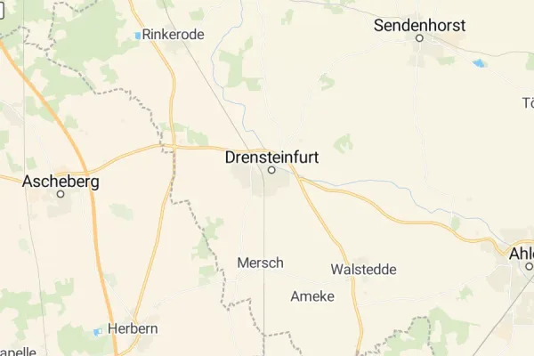 Karte von Drensteinfurt