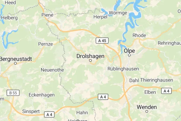 Karte von Drolshagen