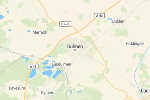 Karte von Dülmen