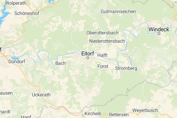 Karte von Eitorf