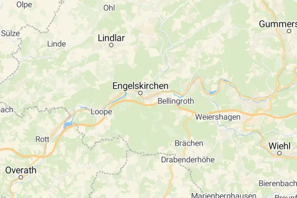 Karte von Engelskirchen