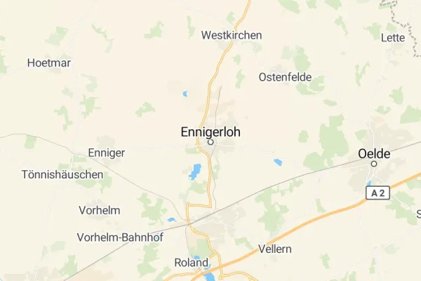 Karte von Ennigerloh