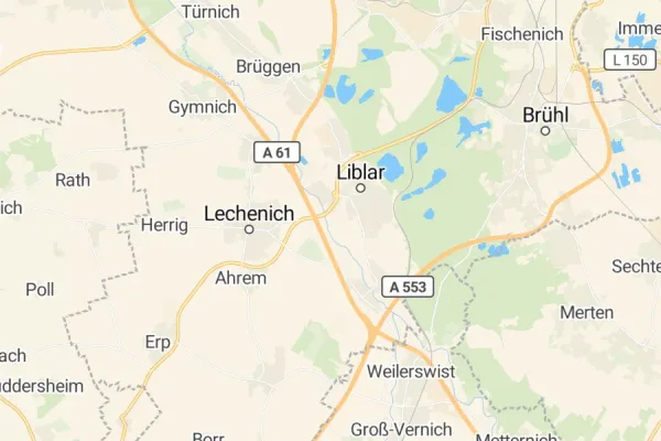 Karte von Erftstadt