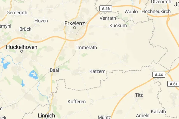 Karte von Erkelenz
