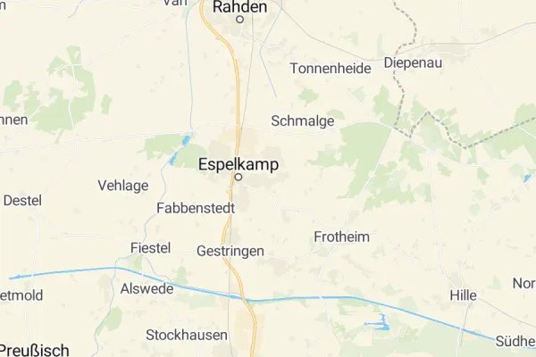 Karte von Espelkamp