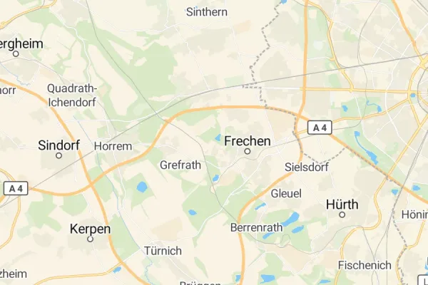 Karte von Frechen