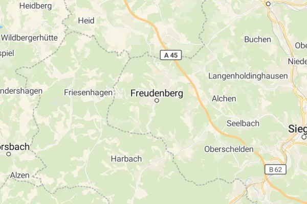Karte von Freudenberg