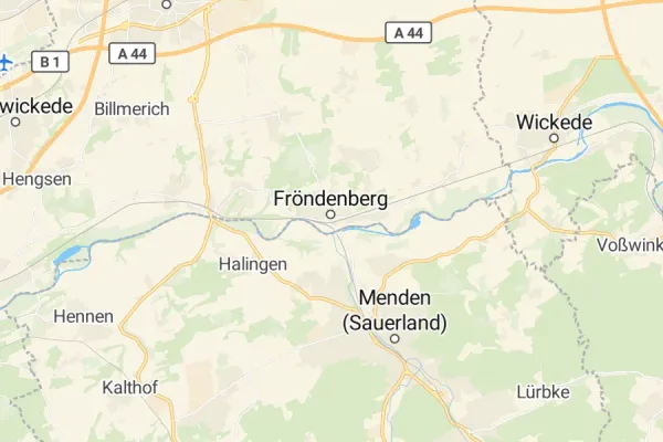 Karte von Fröndenberg/Ruhr