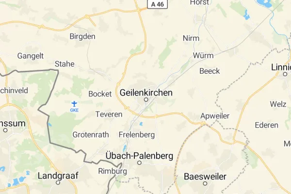 Karte von Geilenkirchen