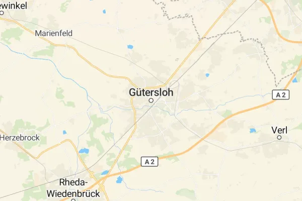 Karte von Gütersloh