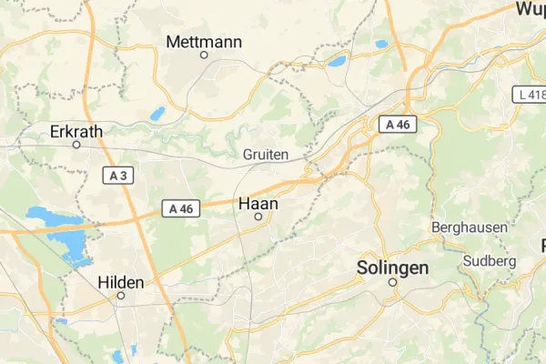 Karte von Haan