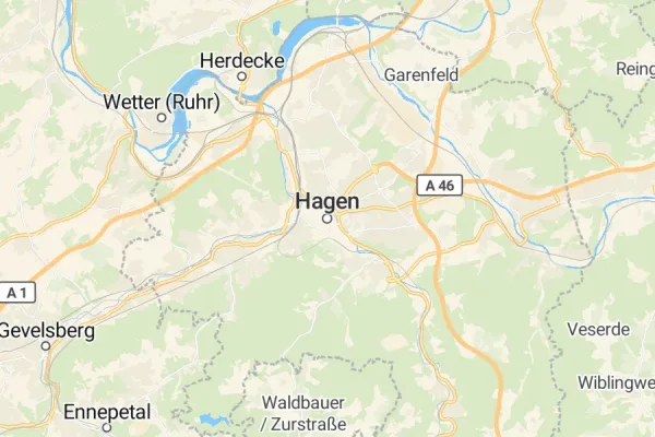 Karte von Hagen