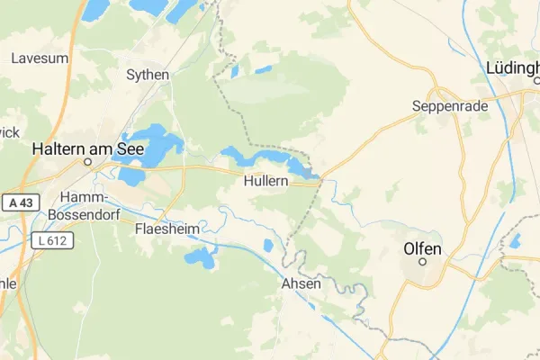 Karte von Haltern am See