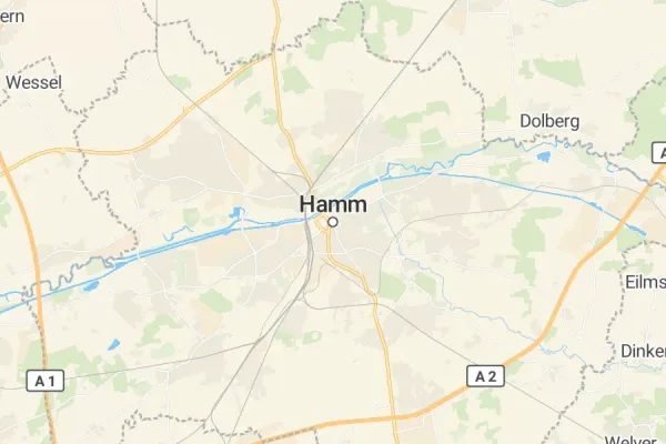 Karte von Hamm