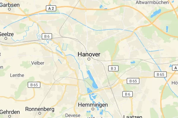 Karte von Hannover