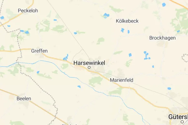 Karte von Harsewinkel