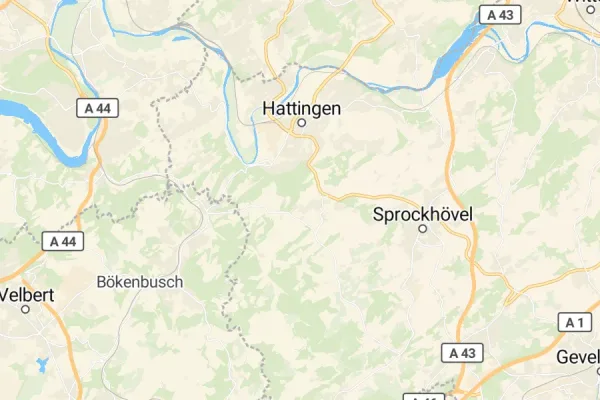 Karte von Hattingen