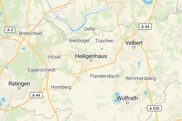 Karte von Heiligenhaus