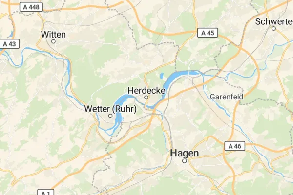 Karte von Herdecke