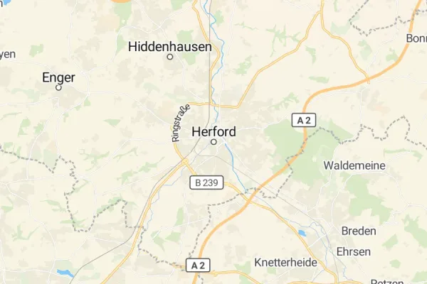 Karte von Herford