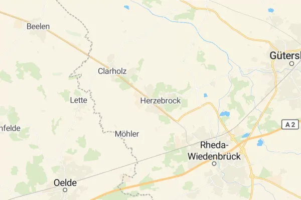 Karte von Herzebrock-Clarholz