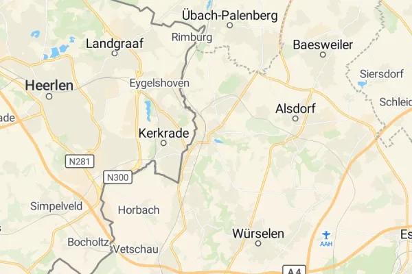 Karte von Herzogenrath