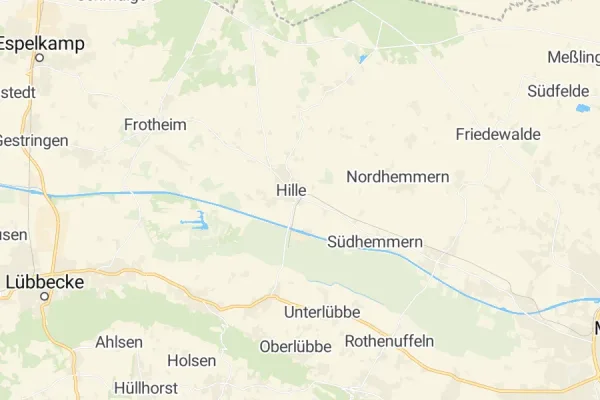 Karte von Hille
