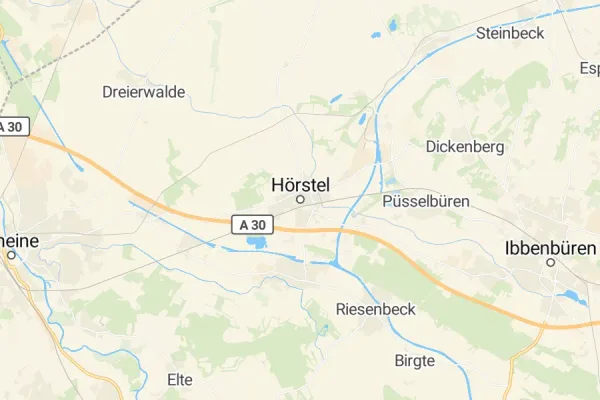 Karte von Hörstel