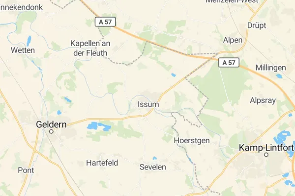 Karte von Issum