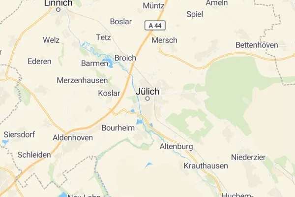 Karte von Jülich