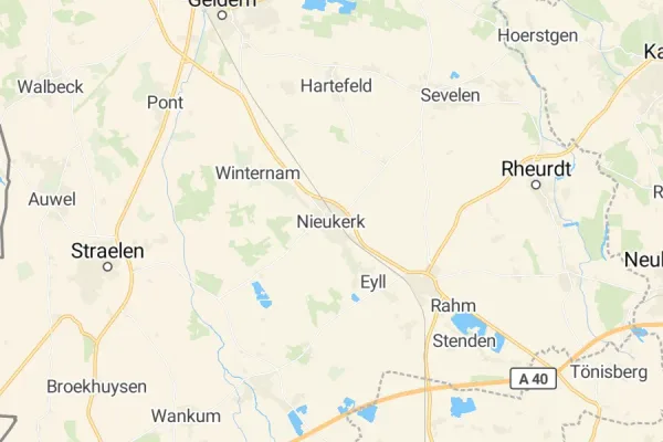 Karte von Kerken