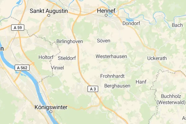 Karte von Königswinter