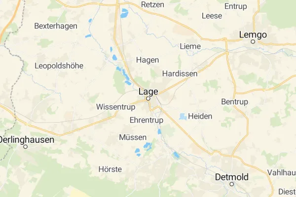 Karte von Lage